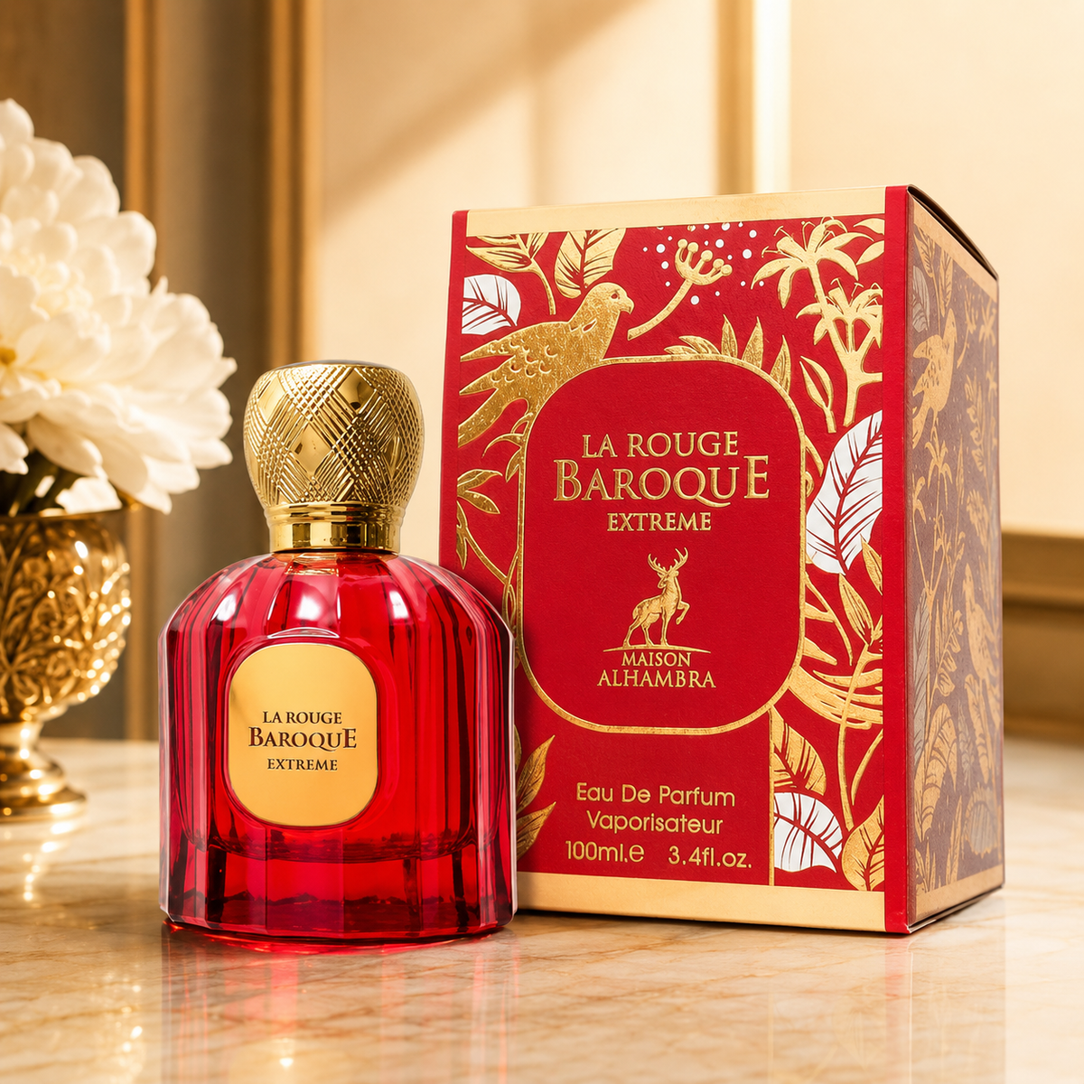 Perfume Maison Alhambra La Rouge Baroque Extreme Eau de Parfum - Perfume Feminino 100ml