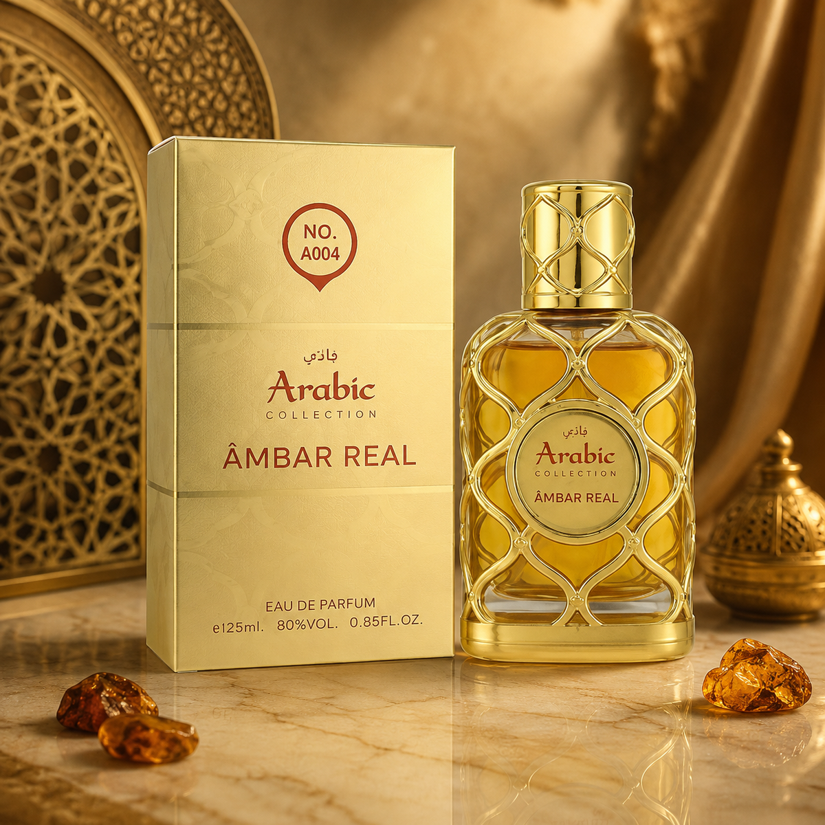 Perfume A024 Ambar Real Eau De Parfum - Perfume Feminino 25ml