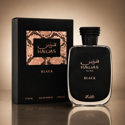 Perfume Rasasi Hawas Black Eau De Parfum - Perfume Masculino 100ml