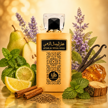 Perfume Al Wataniah Attar Al Wesal Gold Eau De Parfum - Perfume Masculino 100ml