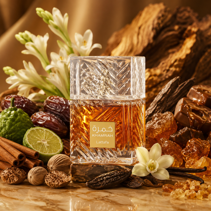 Perfume Lattafa Khamrah Eau De Parfum - Perfume Compartilhável 100ml