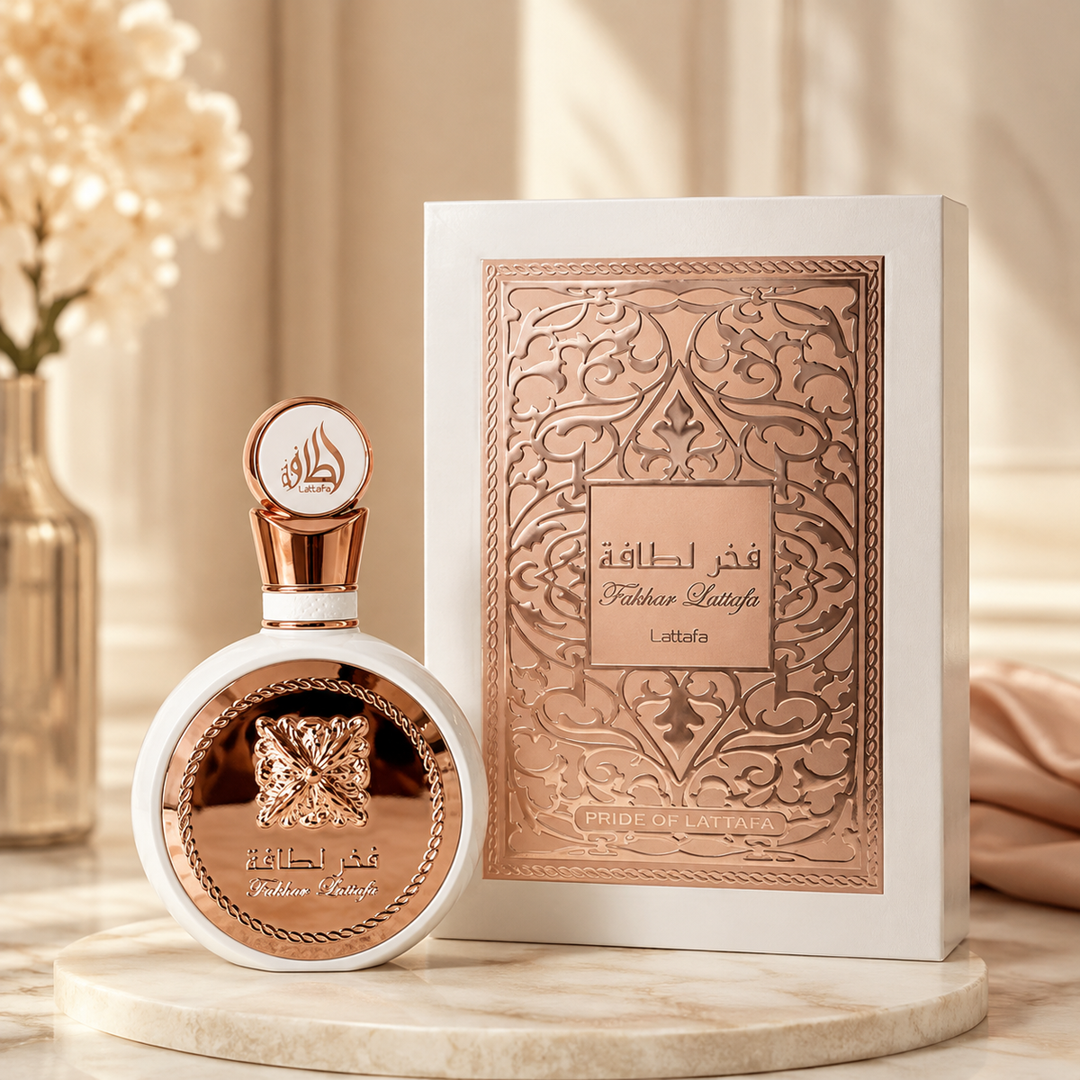 Perfume Lattafa Fakhar Rose Eau de Parfum - Perfume Feminino 100ml
