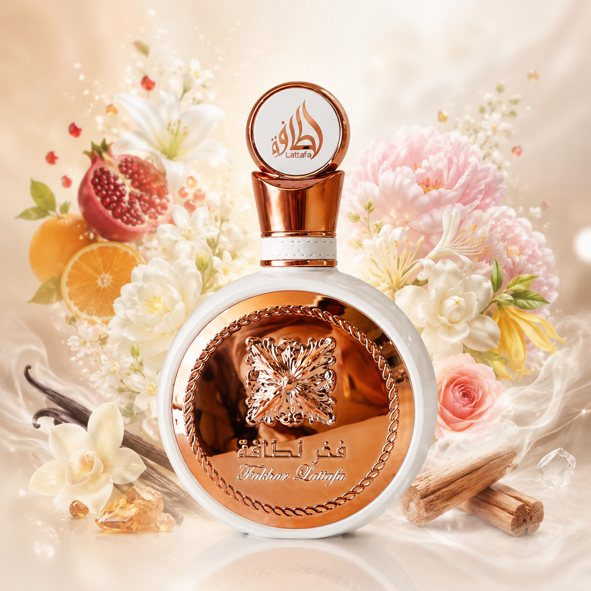 Perfume Lattafa Fakhar Rose Eau de Parfum - Perfume Feminino 100ml