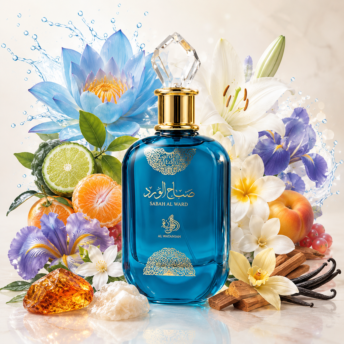 Perfume Al Wataniah Sabah Al Ward Garden Of Eden Eau de Parfum - Perfume Feminino 100ml