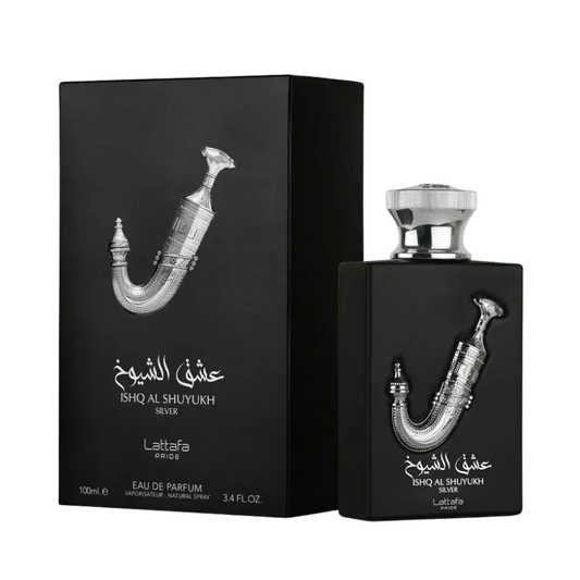 Ishq Al Shuyukh Silver Eau de Parfum Unissex - Lattafa