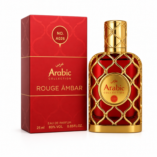Perfume A026 Amber Rouge Eau De Parfum - Perfume Feminino 25ml