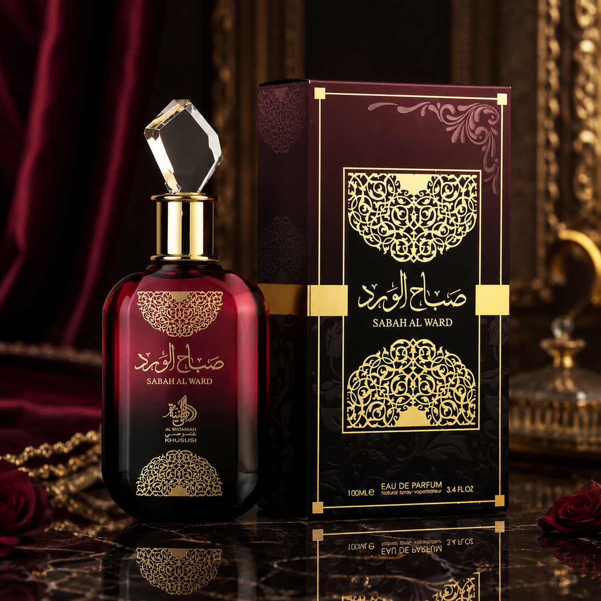 Al Wataniah Sabah Al Ward Eau de Parfum - Perfume Feminino 100ml