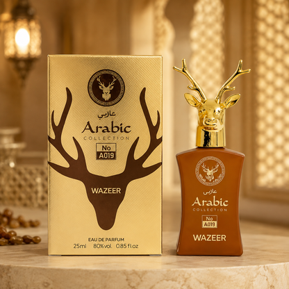 Perfume A019 Al Noble Wazeer Eau De Parfum - Perfume Masculino 25ML