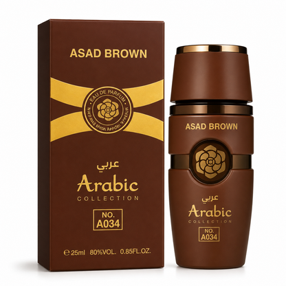 Perfume A034 Asad Brown - Perfume Masculino 25ml