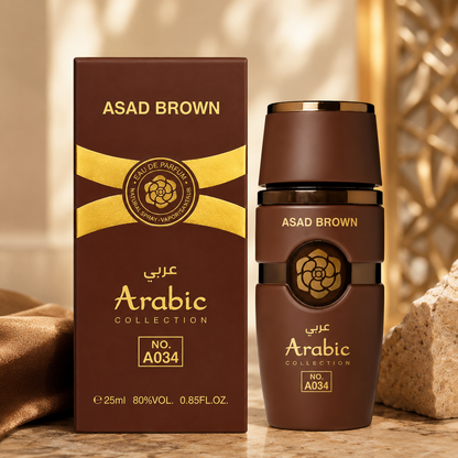 Perfume A034 Asad Brown - Perfume Masculino 25ml
