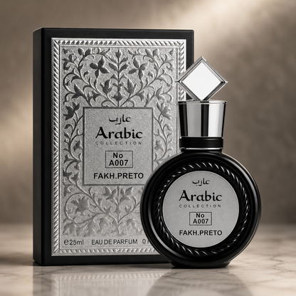 Perfume A007 Fakh Preto - Perfume Masculino 25ml