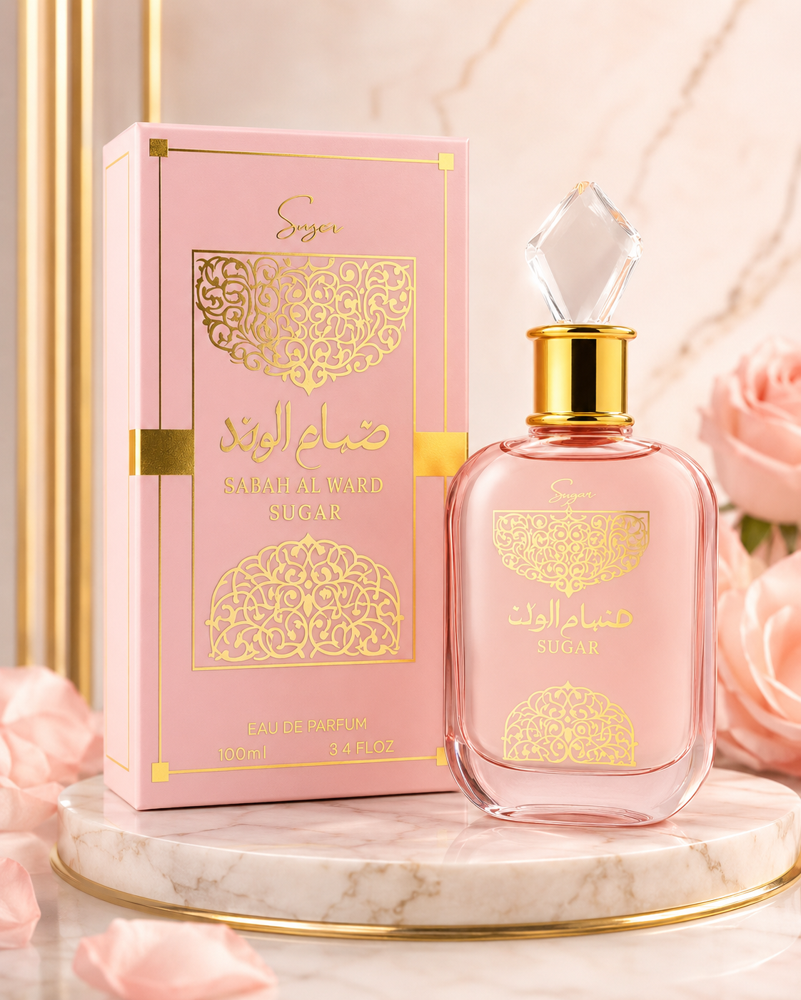 Perfume Al Wataniah Sabah Al Ward Sugar Eau de Parfum – Perfume Feminino 100ml