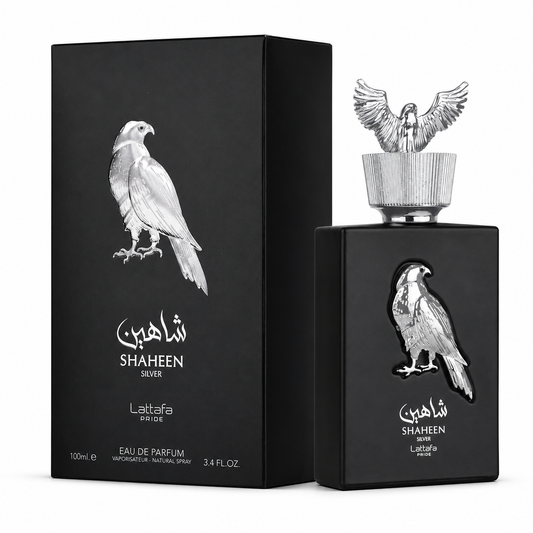 Perfume Lattafa Shaheen Silver Eau de Parfum - Perfume Masculino 100ml